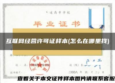 互聯(lián)網(wǎng)經(jīng)營(yíng)許可證樣本查詢與獲取指南——網(wǎng)絡(luò)文化經(jīng)營(yíng)類
